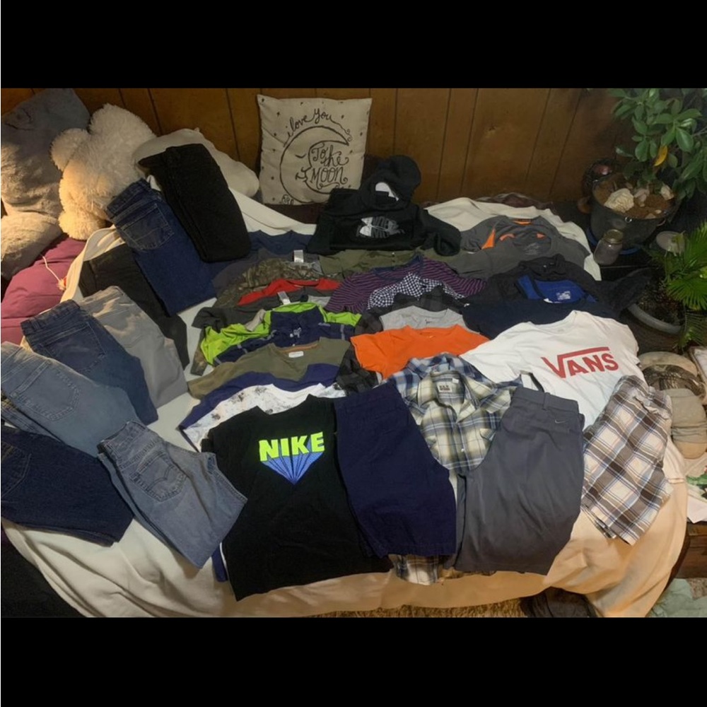Lots of boys clothes